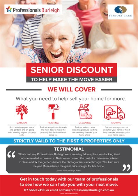 are we eligible for senior discount
